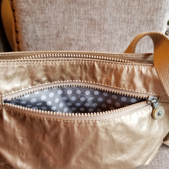 Kipling nylon gold crossbody - Picture 3 of 7
